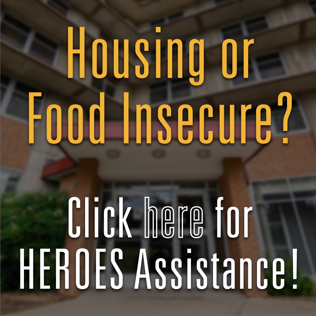 Housing or food insecure? Click here for HEROES assistance!