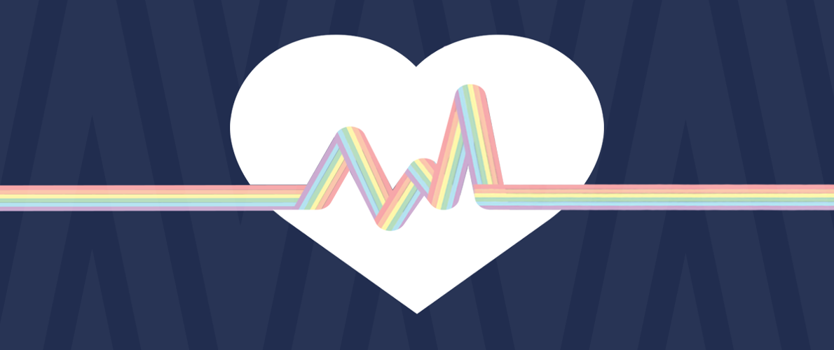 Rainbow Heartbeat banner
